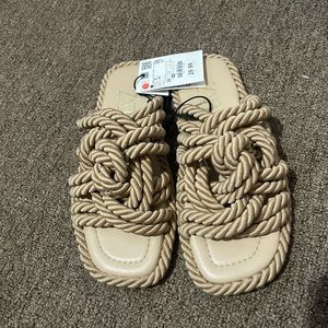 Zara rope sandals! New!
